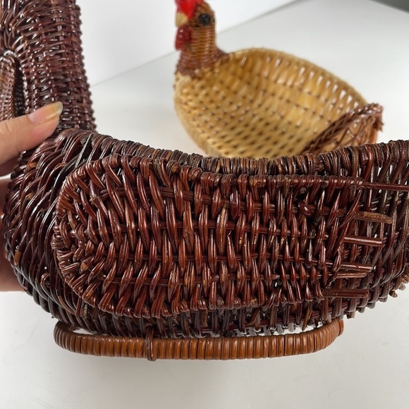 Wicker Woven Turkey Basket Bundle of 2 - Picture 5 of 10
